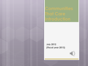 Communities That Care Introduction webinar