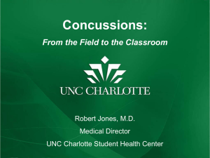 Health issues on the field and in the classroom