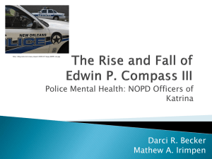 The Rise and Fall of Edwin P Compass III