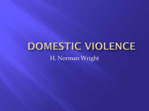 Domestic Violence PowerPoint