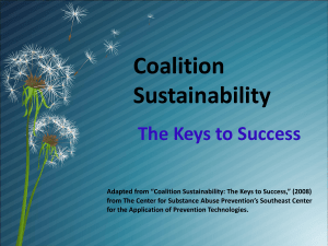 Coalition Sustainability: The Key to Success