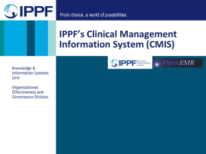 IPPF`s Clinical Management Information System
