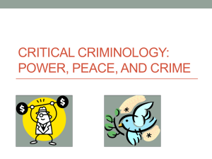 Crime and Coercion - CJFS 6945 Research Methods by John Hazy