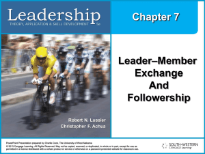 Leader–Follower Perceptions and Self