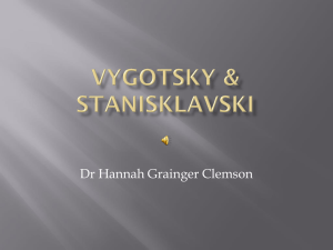 Vygotsky & Stanisklavski