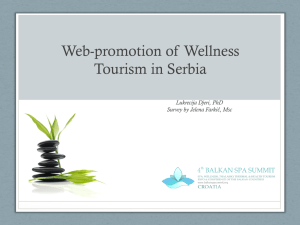 Survey by Jelena Farkić, Msc : Web-promotion of Wellness Tourism