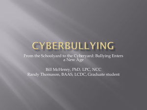 Cyberbulling - Texas Counseling Association