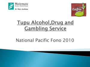 Tupu: Alchohol, Drug and Gambling Service