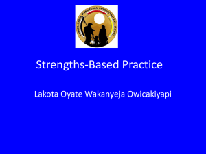 Strengths Based Practice