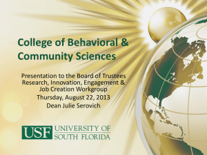 2013 Board of Trustees Presentation