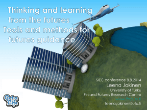 Thinking and learning from the futures