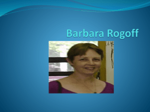 Barbara Rogoff`s PPT