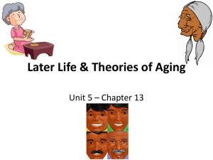 Adult Life & Theories of Aging - HHS4M-ConEd-2012