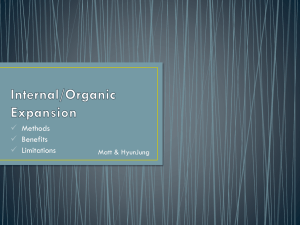 organic growth - business-and-management-aiss
