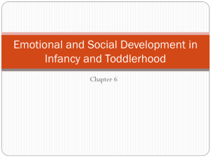 Emotional and Social Development in Infancy