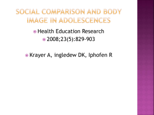 Social comparison and body image in adolescences