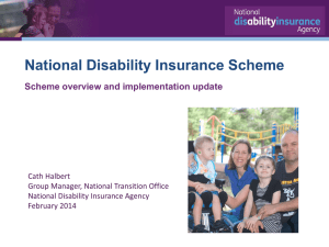 National Disability Insurance Agency, Cath Halbert