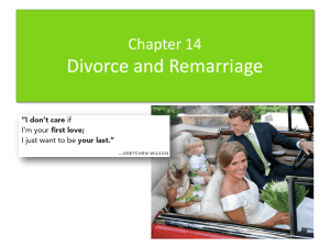 Chapter 14. Divorce and Remarriage