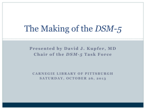 DSM-5 - Incoming Student Resources