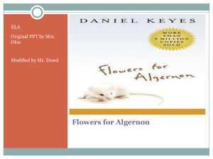 flowers for algernon - notes