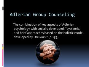Adlerian Group Counseling