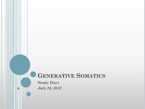 Generative Somatics