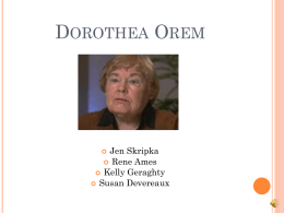 😍 Dorothea orem bio. Biography of Dorothea Orem. 2019-02-12