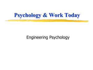 What is Engineering Psychology?