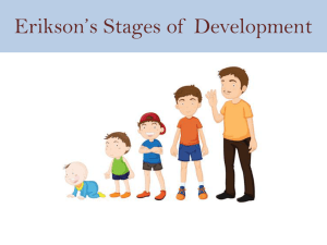 Ericson*s Stages of Development