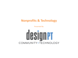 DesignPT Tech and Nonprofits Powerpoint