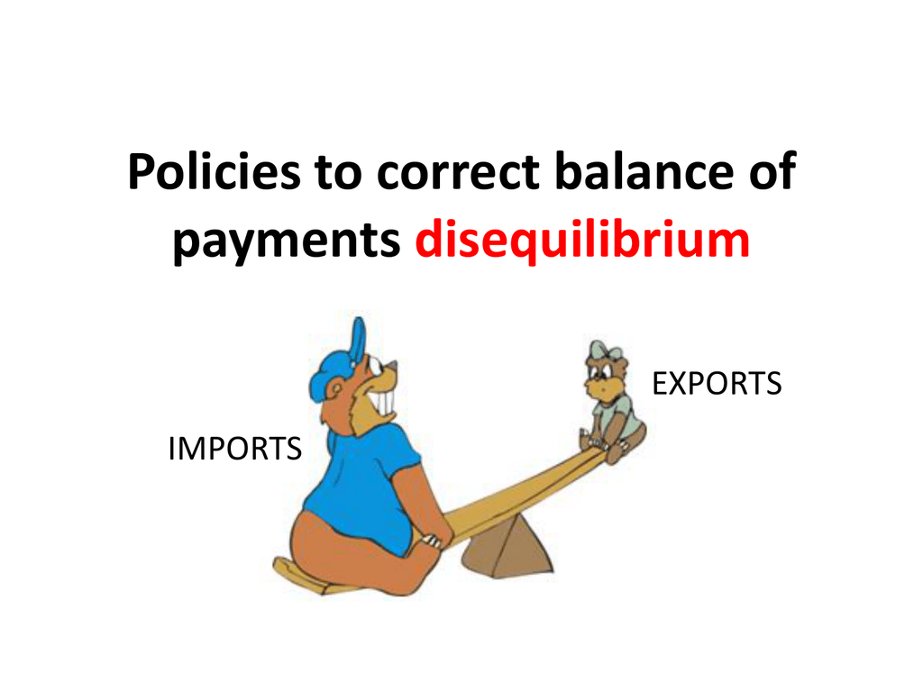 policies-to-correct-balance-of-payments-disequilibrium