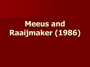 Meeus and Raaijmakers powerpoint