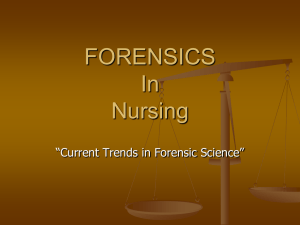 DOWNLOAD Forensic Nursing-Advance Nursing Practice ppt