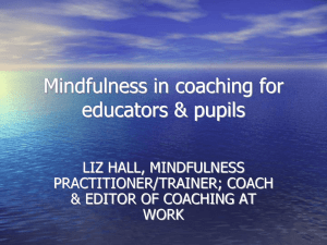 Mindfulness - The KU Center for Research on Learning