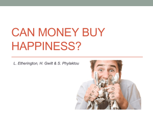 Can money really buy happiness?