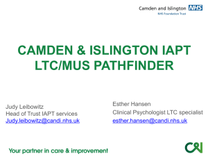 Camden and Islington Report Oct 2012