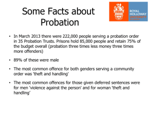 Probation and Mental Health - Office of the Police and Crime