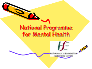 National Programme for Mental Health