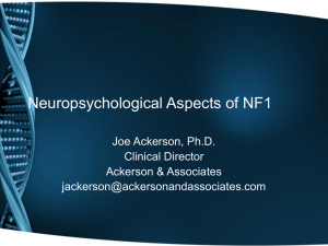Neuropsychology of NF1