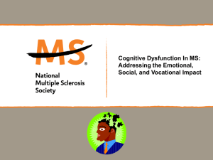 Cognition Overview - National Multiple Sclerosis Society