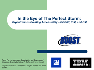 In the Eye of the Perfect Storm Powerpoint