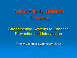 New Police family violence process changes