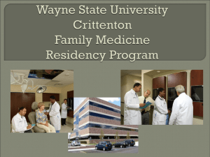 Wayne State University Crittenton Family Medicine Residency