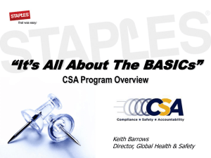CSA Program Overview