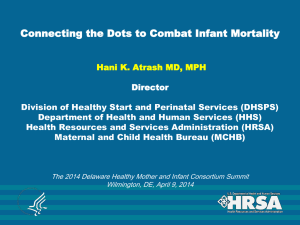 Connecting the Dots to Combat Infant Mortality