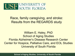 Race, Family Caregiving, and Stroke