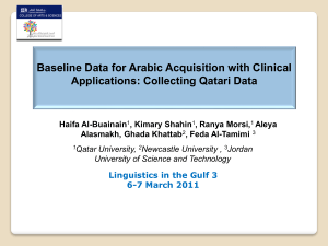 Paper presented - Qatar University