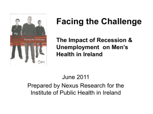 Facing the Challenge The Impact of Recession & Unemployment on