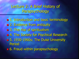 Brief History of Parapsychology_French