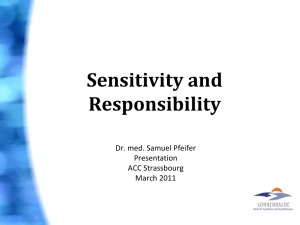 Sensitivity and Responsibility - Seminare
